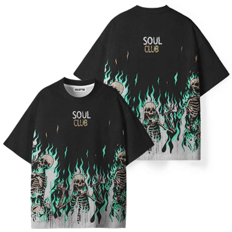 Soulisfree Soul Club ECO‑PERF Graphic Tee