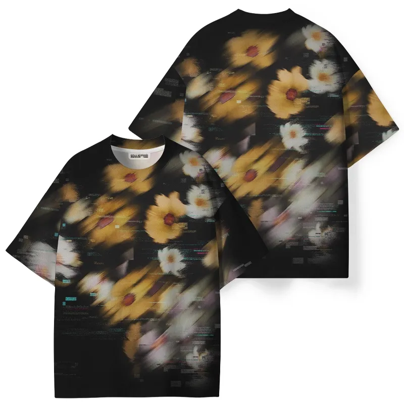 Soulisfree Glitch Bloom ECO‑PERF Graphic Tee