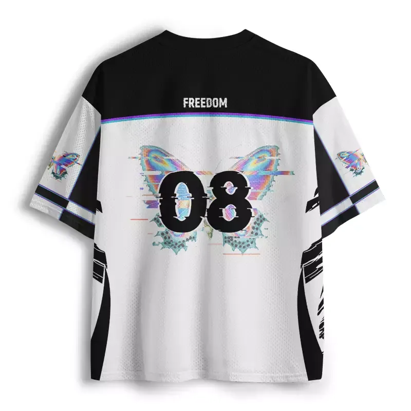Soulisfree Be Free Like A Butterfly  Mesh Jersey