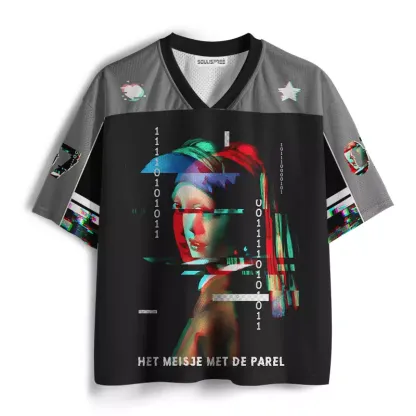 Soulisfree  HET MEISJE MET DE PAREL Mesh Jersey