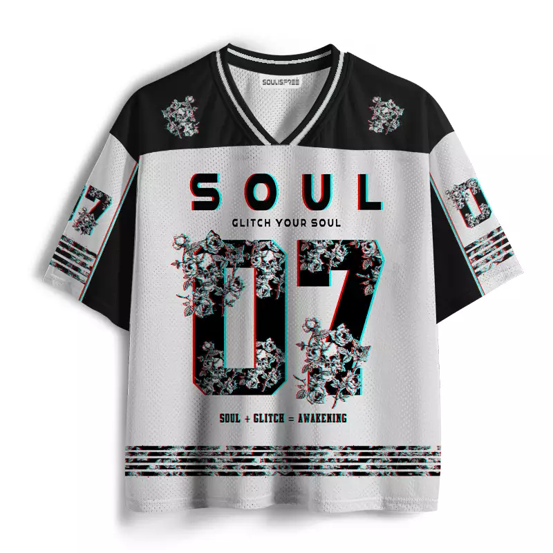 Soulisfree GLITCH YOUR SOUL Mesh Jersey