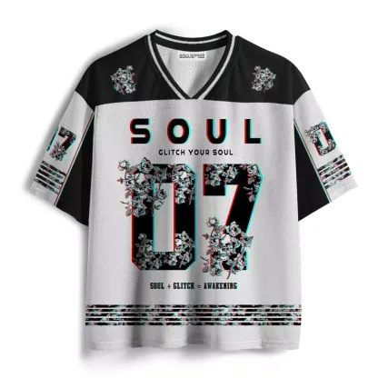Soulisfree GLITCH YOUR SOUL Mesh Jersey
