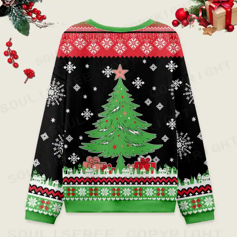 Sorry Your Christmas Party’s So Lame Ugly Christmas Knit Sweatshirt