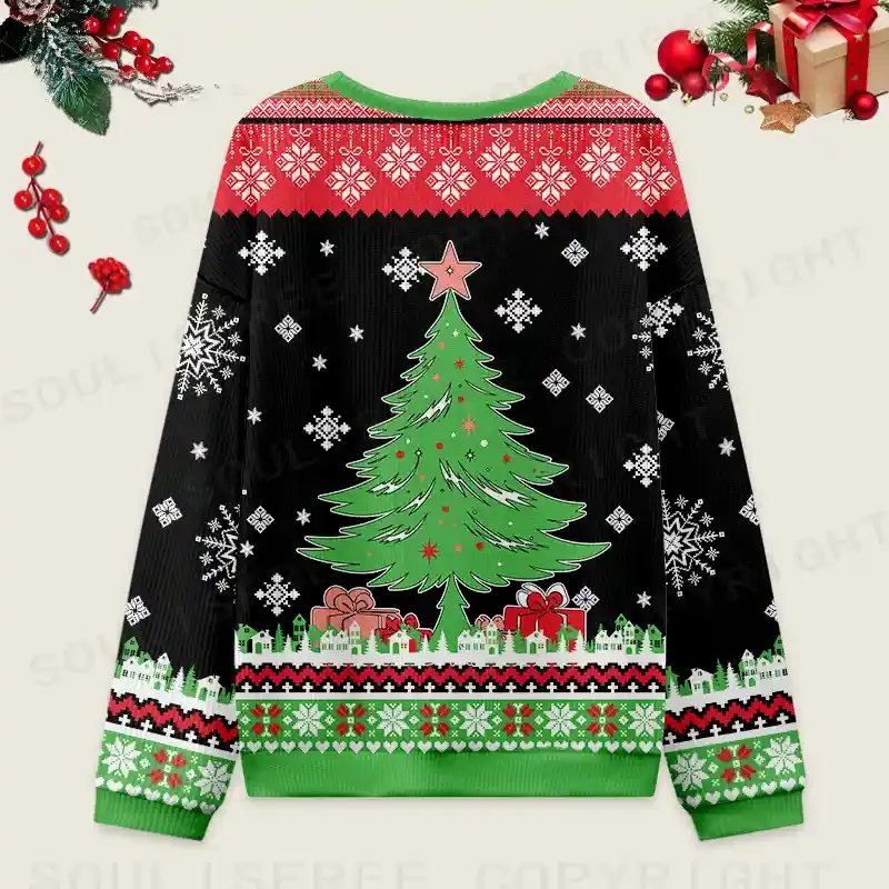 Sorry Your Christmas Party’s So Lame Ugly Christmas Knit Sweatshirt