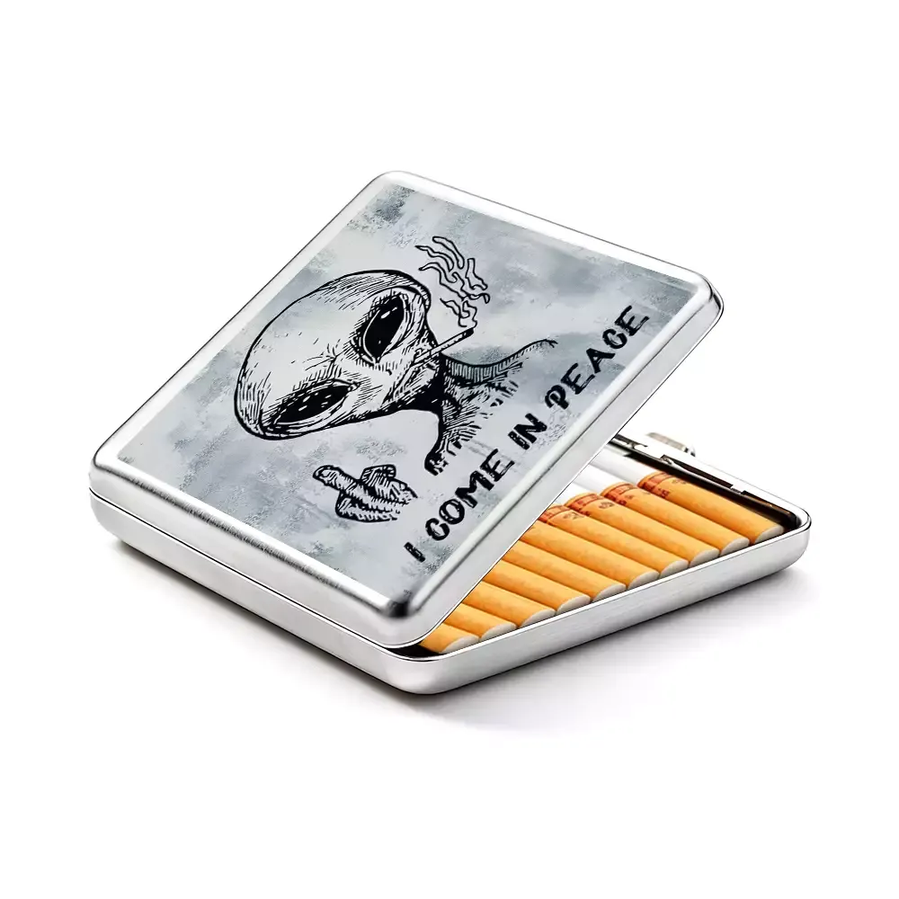 Soulisfree I Come In Peace Metal Pocket Case