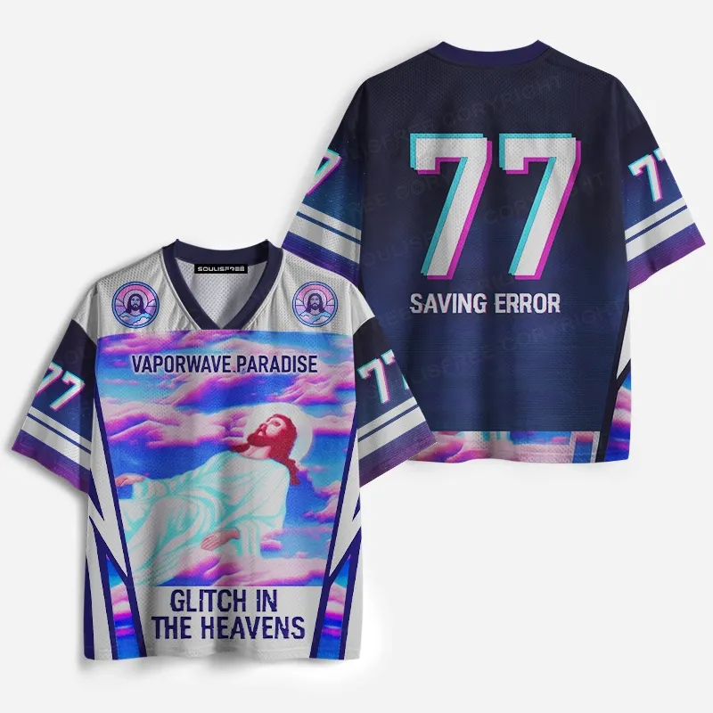 Soulisfree GLITCH IN THE HEAVENS Mesh Jersey