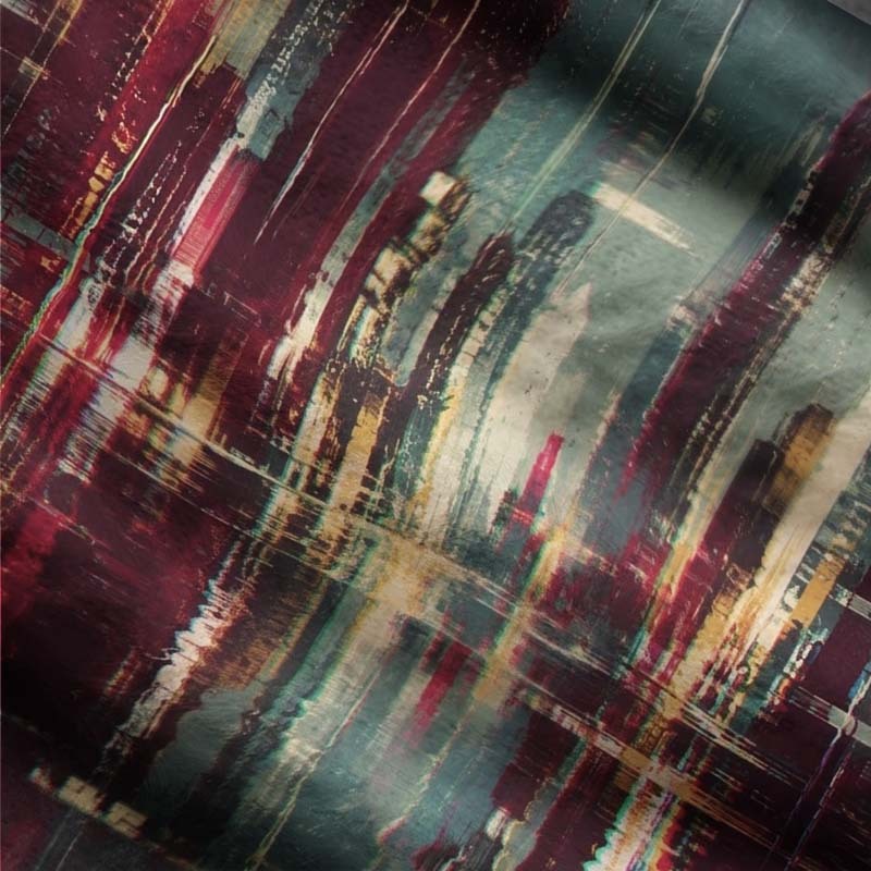 Soulisfree Memories From A Digital Skyline Fuzzy Cardigan Sweater