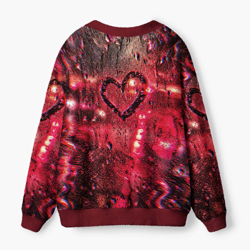 Soulisfree Born From The Chaos Fuzzy Cardigan Sweater