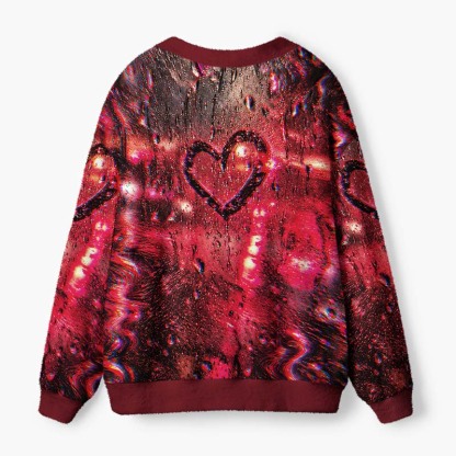Soulisfree Born From The Chaos Fuzzy Cardigan Sweater
