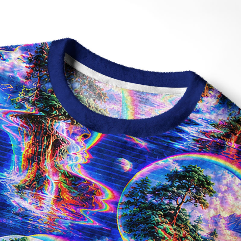 Soulisfree Mind And Nature United Fuzzy Crewneck Sweater