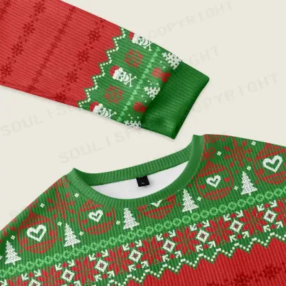 never better Ugly Christmas Knit Sweatshirt