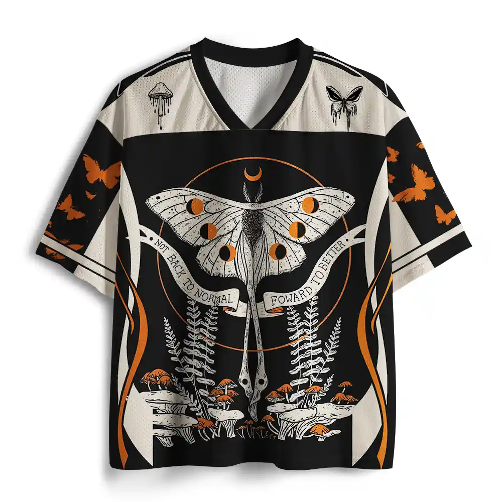 Gothic Moth Mesh Jersey
