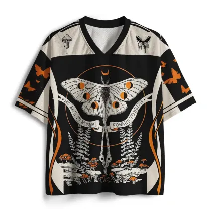 Gothic Moth Mesh Jersey