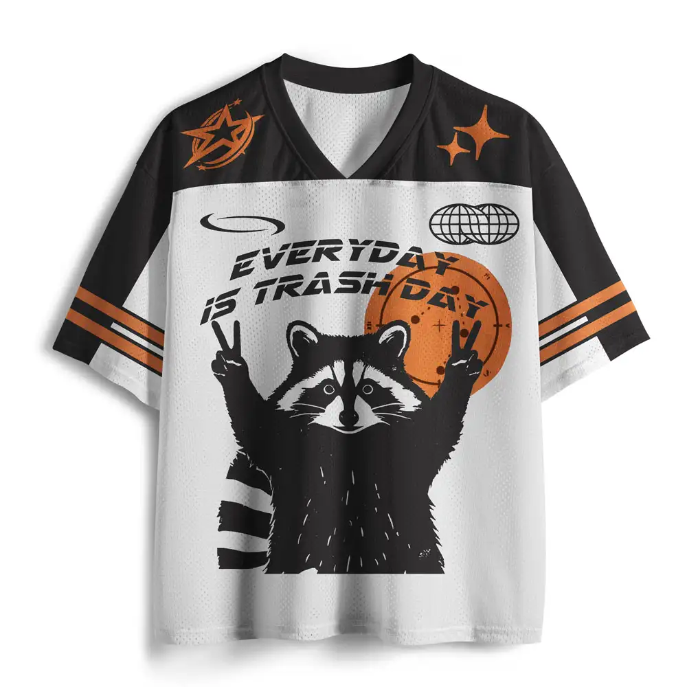 Personalized Everyday Is Trash Day Mesh Jersey