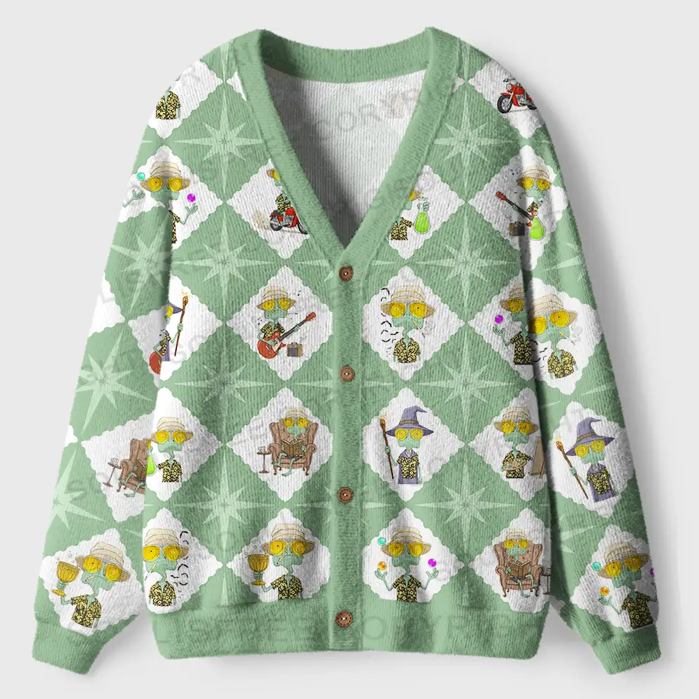 Chill Frog Society Ugly Cardigan Sweaters