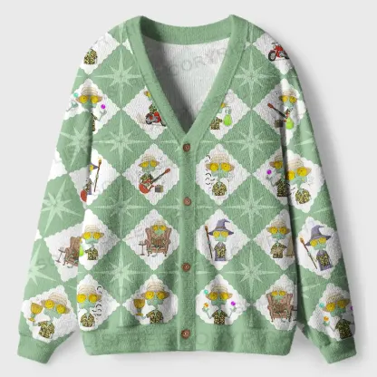 Chill Frog Society Ugly Cardigan Sweaters