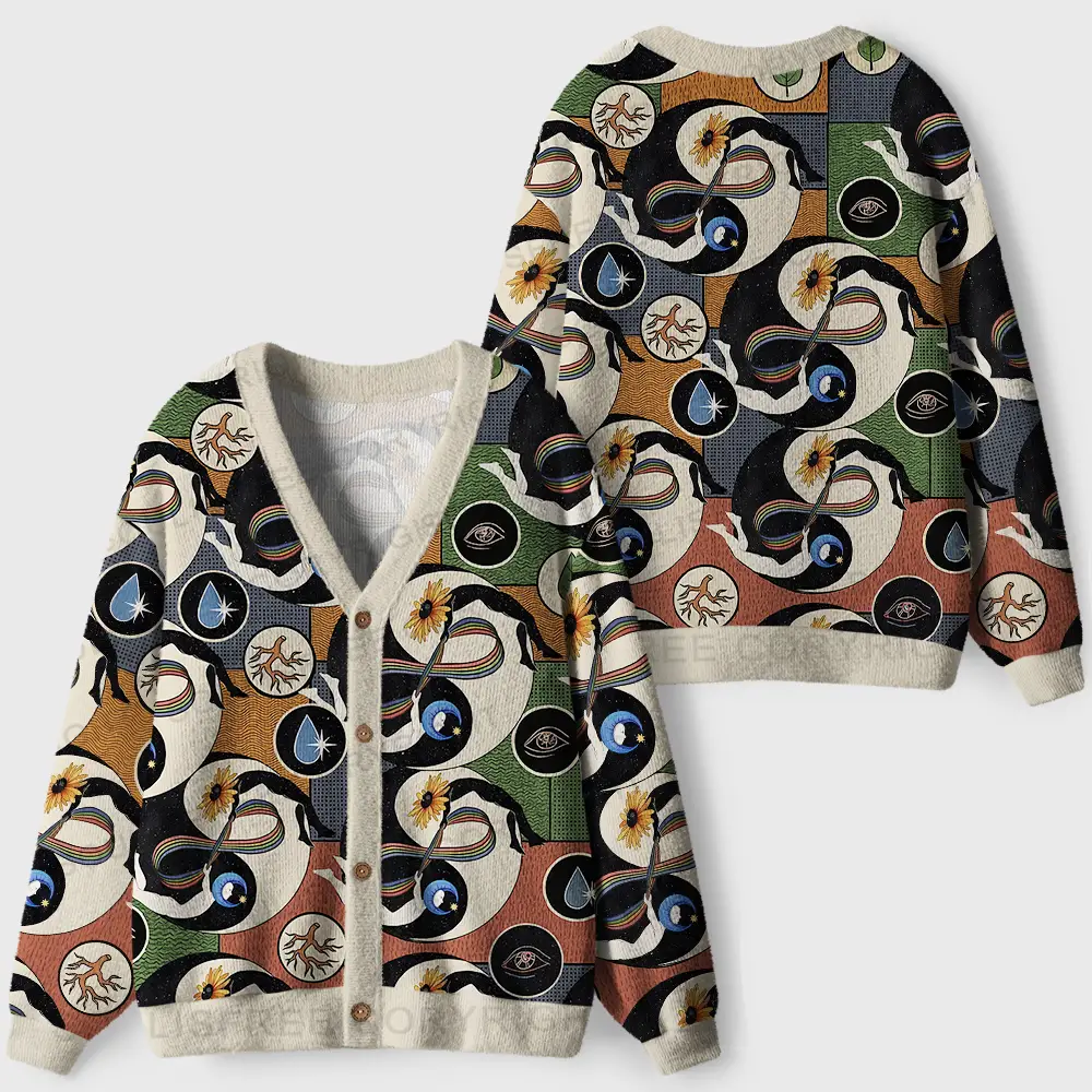 The Cosmic Connection Ugly Cardigan Sweaters