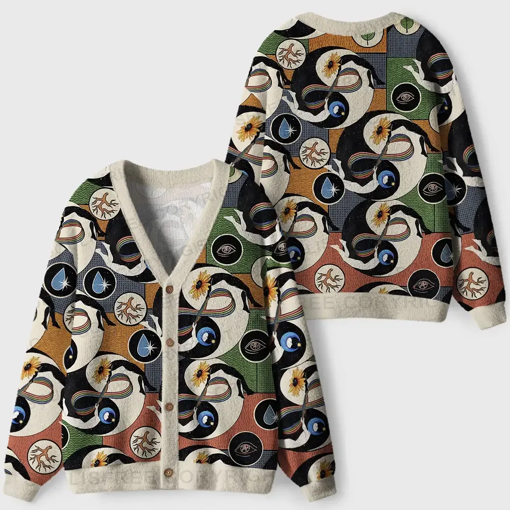 The Cosmic Connection Ugly Cardigan Sweaters