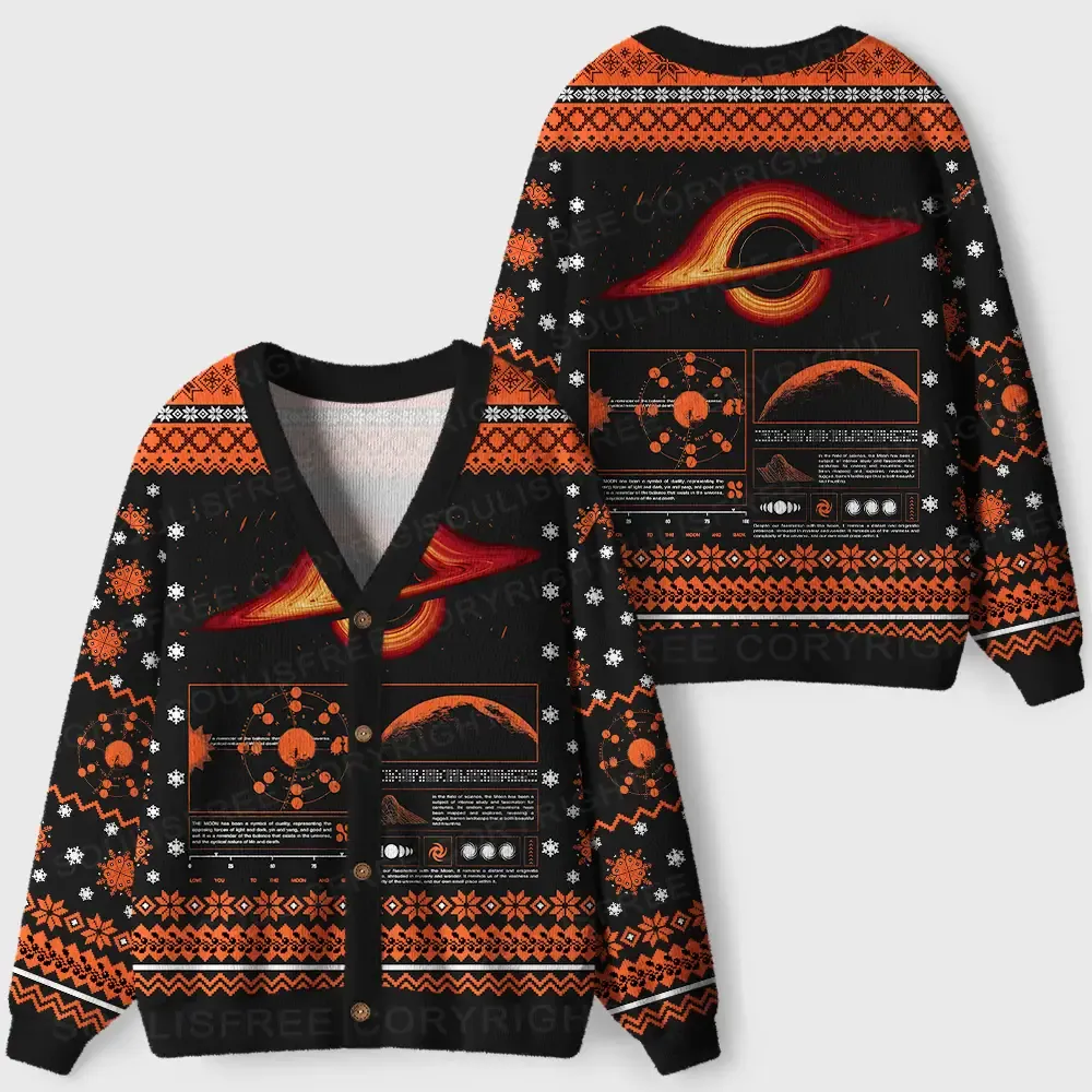 The Mystery Of Black Holes Ugly Cardigan Sweaters