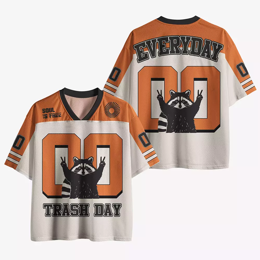 Personalized Everyday Is Trash Day 2 Dystopia Mesh Jersey
