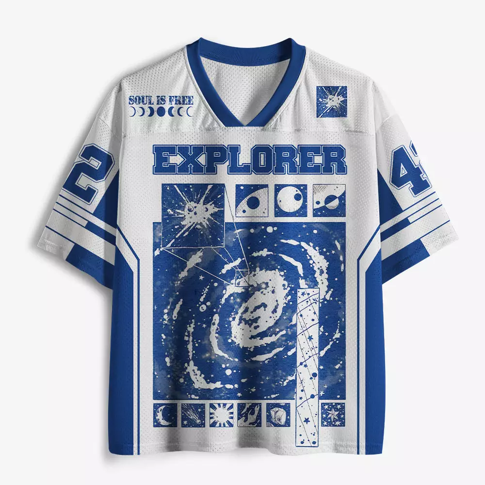 Personalized Space Exploration Mesh Jersey