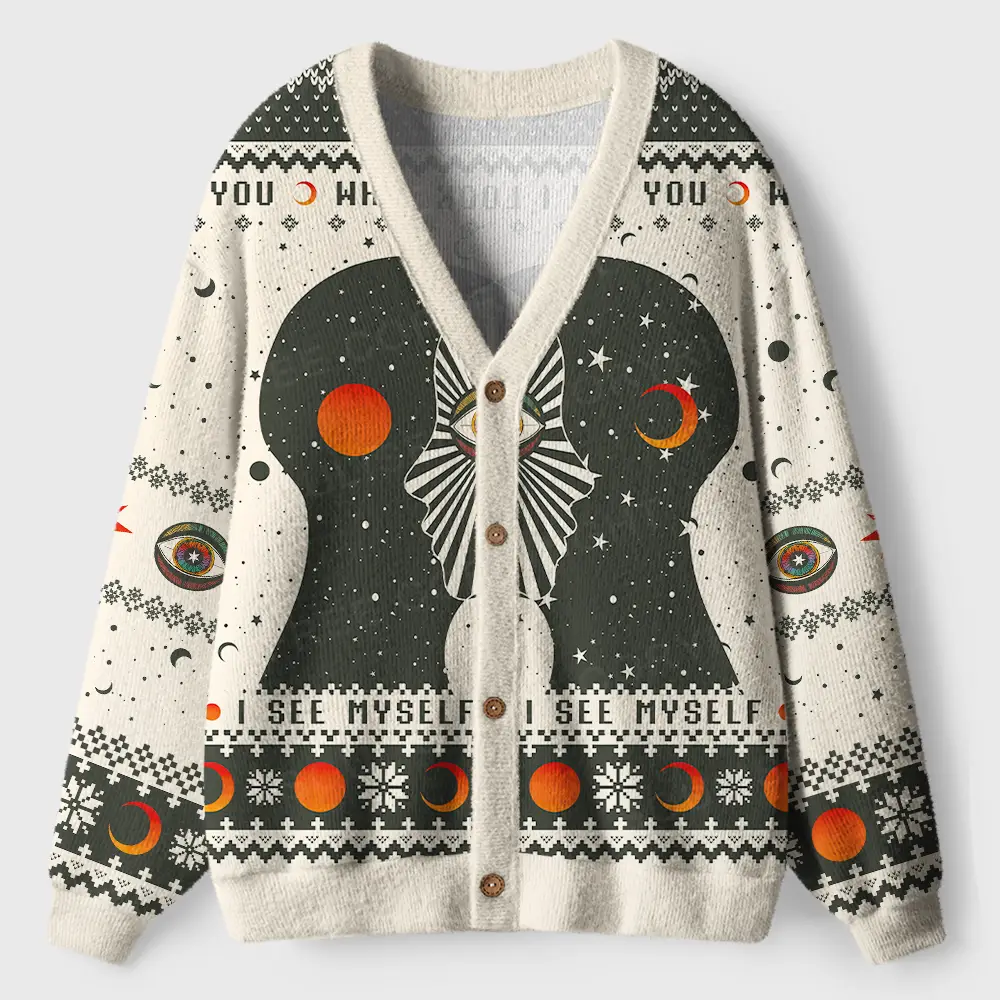 When I See You Ugly Cardigan Sweaters