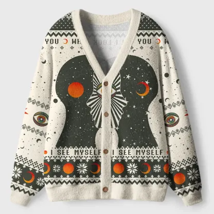 When I See You Ugly Cardigan Sweaters