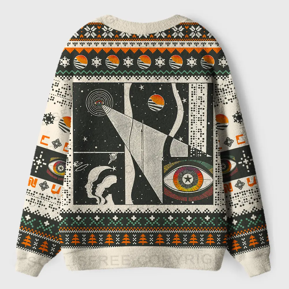 Visionary Space Ugly Cardigan Sweaters