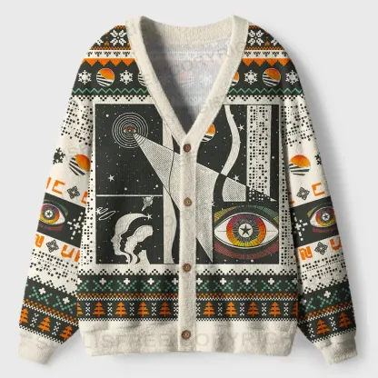 Visionary Space Ugly Cardigan Sweaters