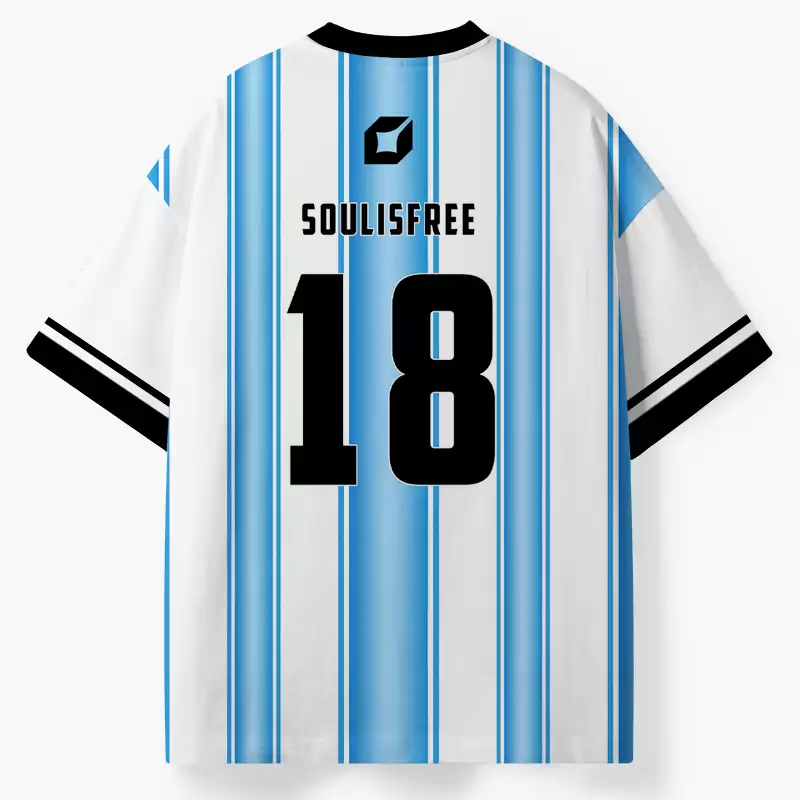 Soulisfree Celestial Stripes ECO‑PERF Graphic Tee