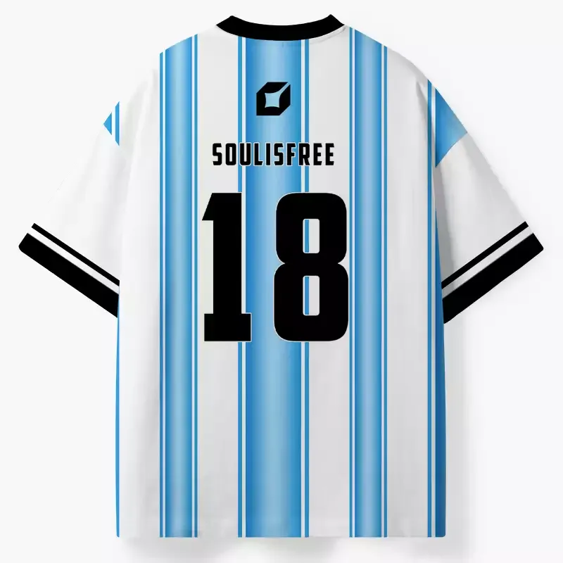 Soulisfree Celestial Stripes ECO‑PERF Graphic Tee