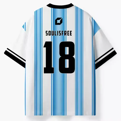 Soulisfree Celestial Stripes ECO‑PERF Graphic Tee