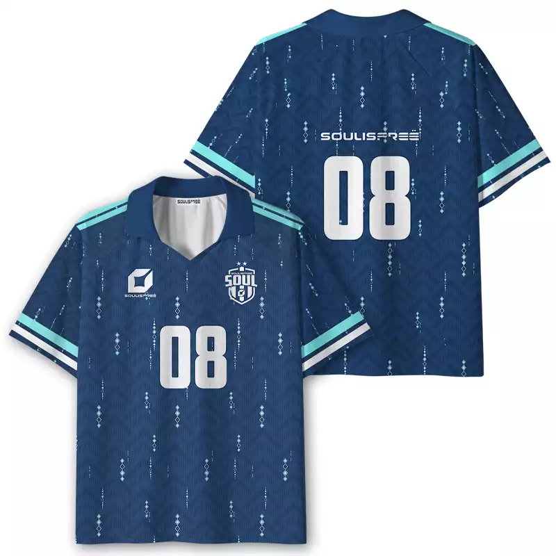 Soulisfree Midnight Momentum Collar Polo Jersey