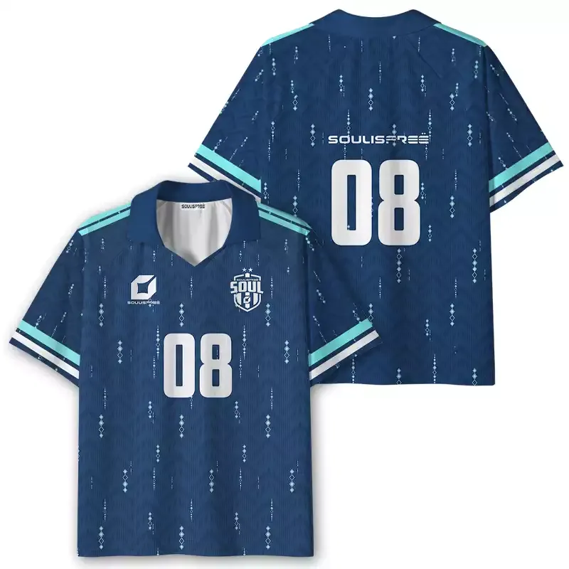 Soulisfree Midnight Momentum Collar Polo Jersey