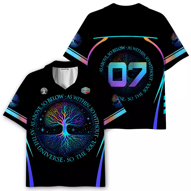 Soulisfree As Above, So Below Collar Polo Jersey