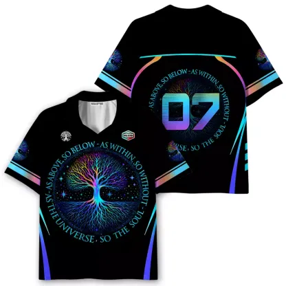 Soulisfree As Above, So Below Collar Polo Jersey