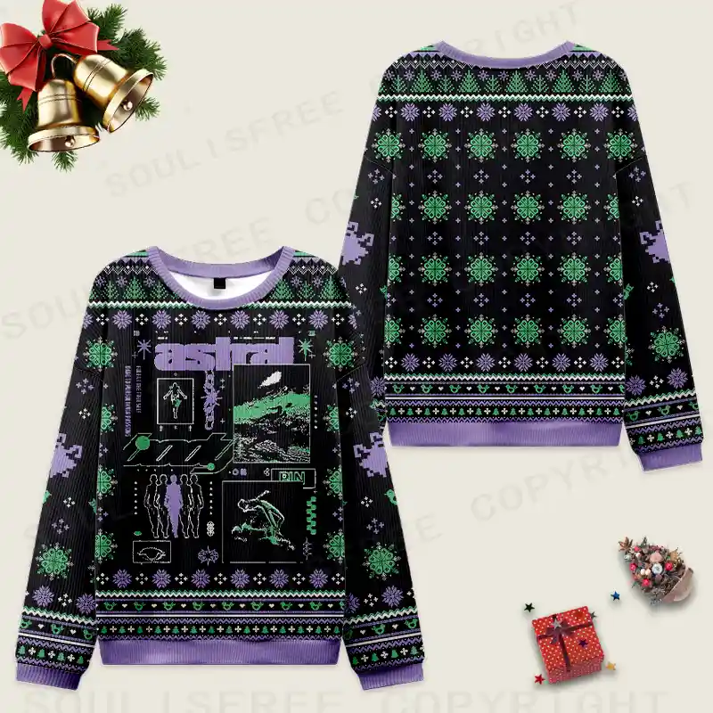 Be The Master Of Your Own Life Ugly Christmas Knit Sweatshirt