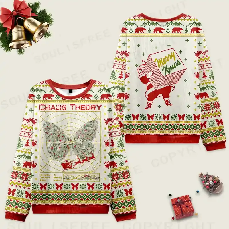 Chao Theory Ugly Christmas Knit Sweatshirt