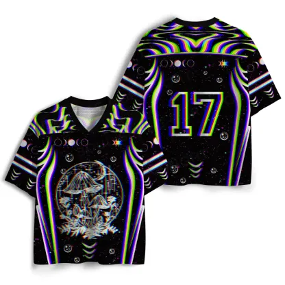 Soulisfree Mystic Mushroom Garden Trajectory Mesh Jersey