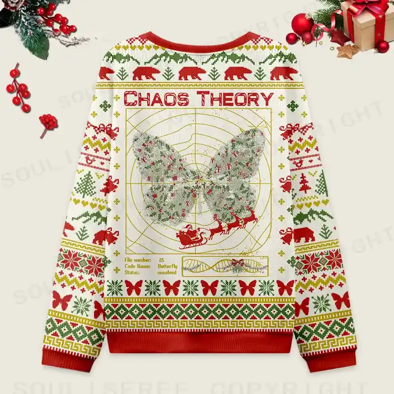 Chao Theory Ugly Christmas Knit Sweatshirt