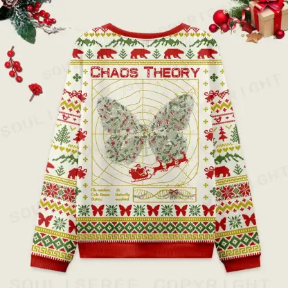Chao Theory Ugly Christmas Knit Sweatshirt