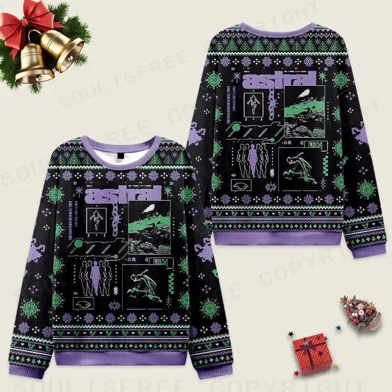 Be The Master Of Your Own Life Ugly Christmas Knit Sweatshirt