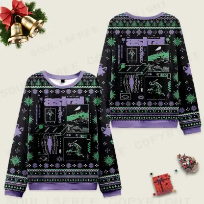 Be The Master Of Your Own Life Ugly Christmas Knit Sweatshirt