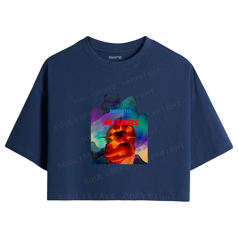 Soulisfree Love Without Definition Artistic Crop Tee