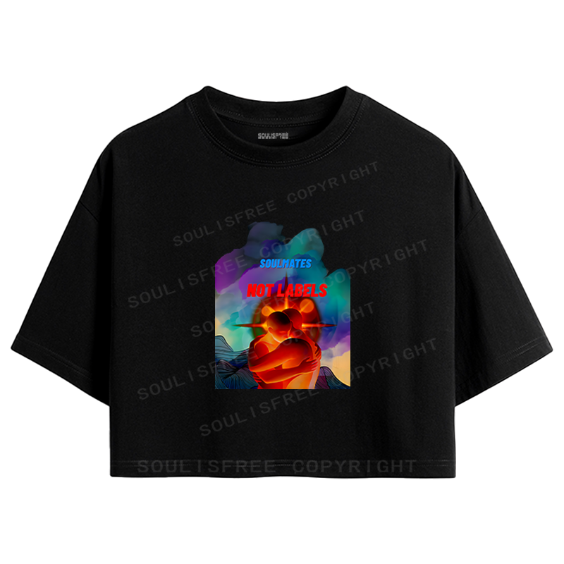 Soulisfree Love Without Definition Artistic Crop Tee