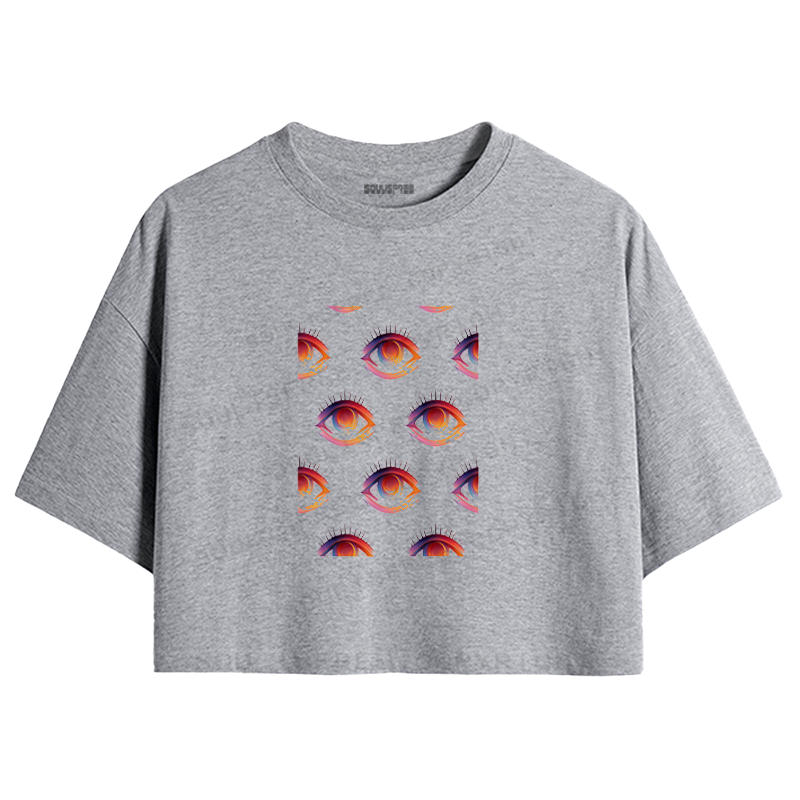 Soulisfree Dream Observers Artistic Crop Tee