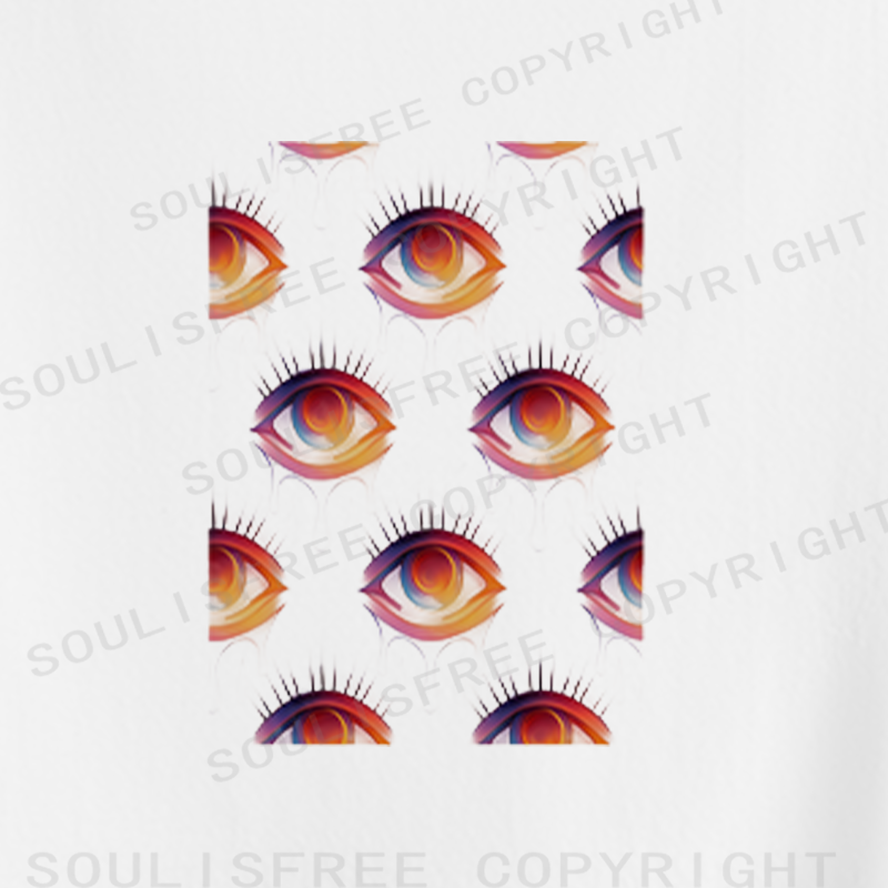 Soulisfree Dream Observers Artistic Crop Tee