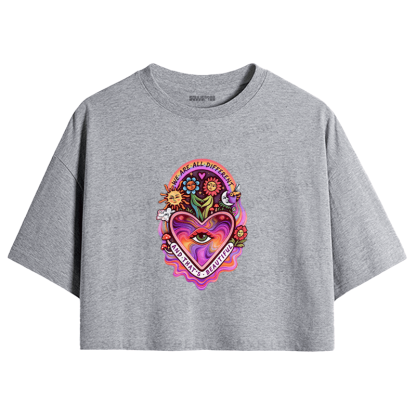 Soulisfree Peace in Every Color Artistic Crop Tee