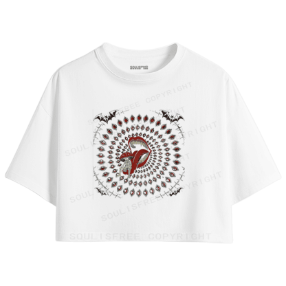 Soulisfree Vortex of Desire Artistic Crop Tee