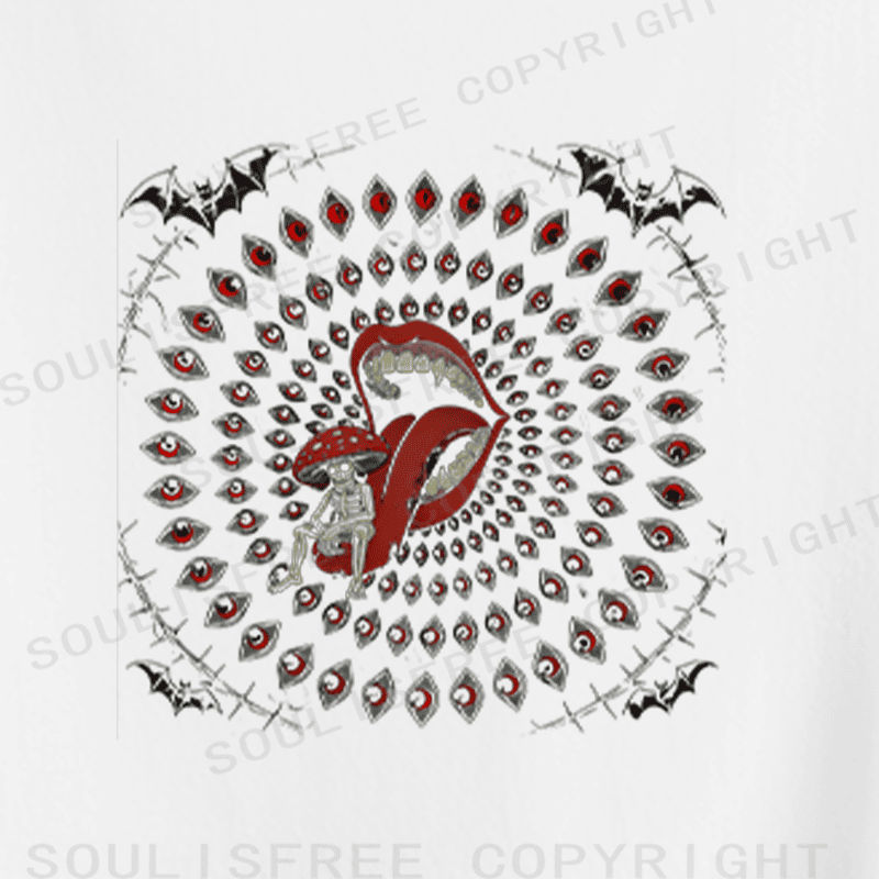 Soulisfree Vortex of Desire Artistic Crop Tee